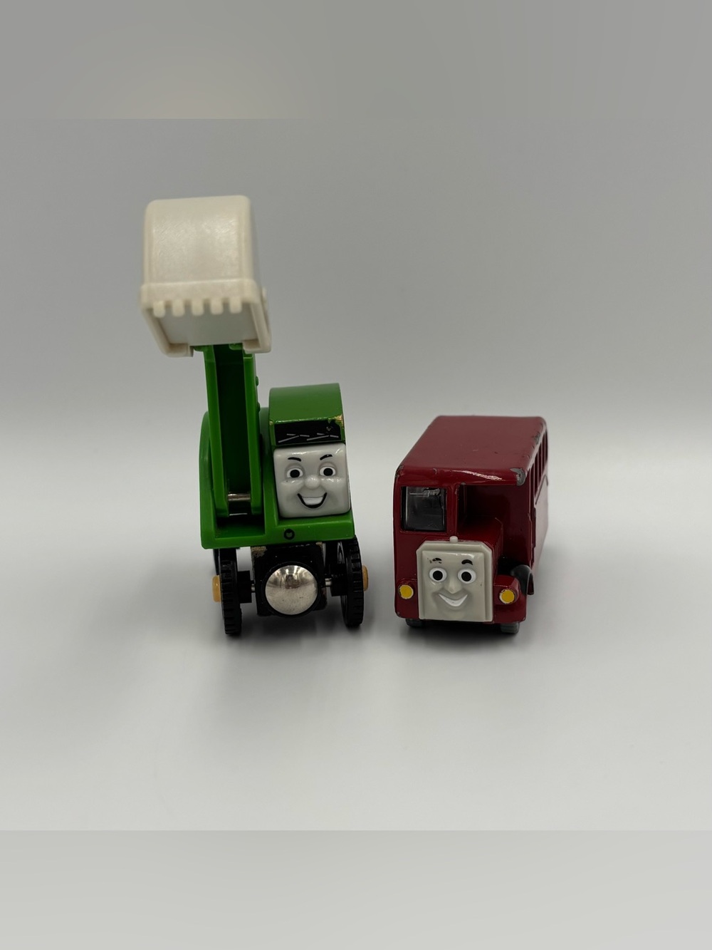 RARE Vintage Y2K Thomas the Train & Friends Alfie + Bertie Bus Diecast Toy Lot